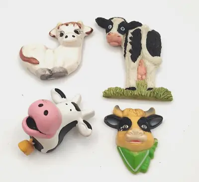 Vintage Magnet Cow Lot Papel Refrigerator Display Country Farmhouse • $12.90