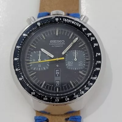 Mens Seiko 5 Sports 6138-0049 44m Bullhead Chronograph Automatic 1970s RA373 • $1266.50