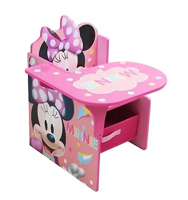 Minnie Mouse Chair Desk With Storage Bin By Nixy Children • £49.99