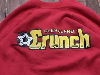 Vintage Cleveland Crunch MISL Indoor Soccer Crewneck Sweatshirt Medium Force • $47.99