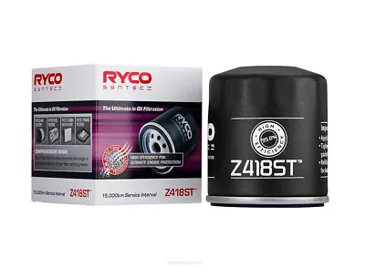 Oil Filter Z418ST Ryco For Toyota Hilux 2.8LTD 1GD FTV GUN123 Ute 2.8 D • $17.10