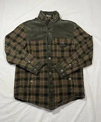 AFS Jeep Jacket Corduroy Flannel Sherpa Lined Button Up Vogue Design Collection • $50