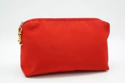 Yves Saint Laurent Vintage Clutch Bag Multi Pouch Logo YSL Nylon Red 8117h • $296.24