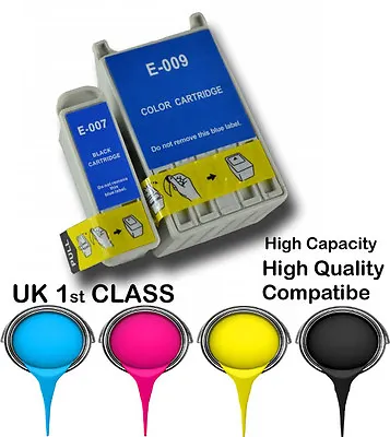 £16.99 • Buy 2 Compatible Ink Catridge For T007/T009