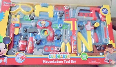 New  Disney  Mickey  Mouse  Clubhouse  Mousekadoer  Tool  Set  50  Pieces  (u3) • $29.99