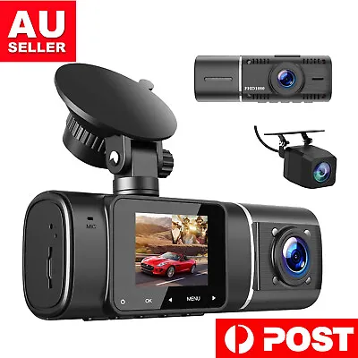 $89.95 • Buy 1080P Dual Len Dash Cam IR Night Vision Full HD Car Recorder Camera