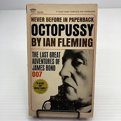 Octopussy Ian Fleming 1st Print 1967 Signet Paperback James Bond Thriller • $29.56