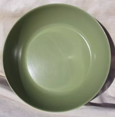 Vintage Boonton Molding Co. Melmac Dinnerware Olive Green 8  Serving Bowl 8214-8 • $17