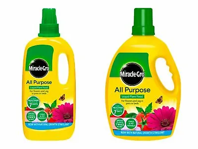Fast Growing All Purpose Plant Food Miracle Gro Concentrated Liquid 1L 2.5L • £9.90