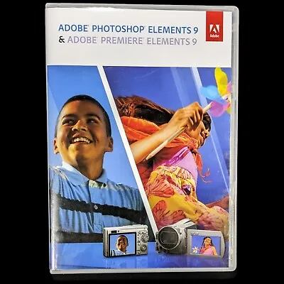 Adobe Photoshop Elements 9 &  Premiere Elements 9 Mac/Win • $42.46