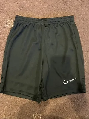 Nike Dri Fit Running Shorts - Size Medium Kids - Black • £5