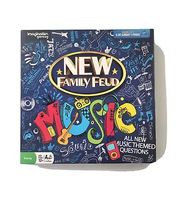 New Family Feud Music Edition Boardgame Complete In Box • $25
