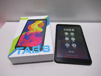 OPEN BOX NUU Tab 8 Tablet (T0802L) - 8  Screen - Black - 32 GB - W/Camera • $39.90