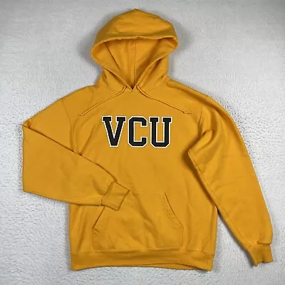 VCU Rams Sweatshirt Mens Medium Gold Pullover Champion Hoodie Gym College NCAA • $24