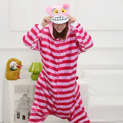 £27.59 • Buy Fancy Dress Costume Cheshire Cat Onesie11 Cosplay Adult Kigurumi Cosplay Pyjamas