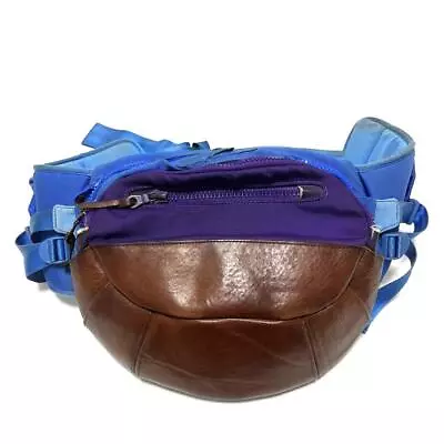 Visvim BALLISTIC LUMBAR 8L Body Bag Shoulder Leather Combination Ballistic　/ • $181