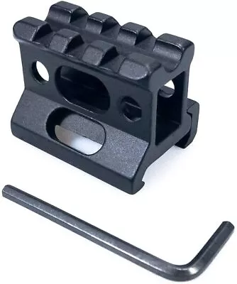 High Profile QD 20mm Picatinny Rail Riser Mount For Rifle Scope Sight Aluminum • $8.50