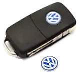 3B0-837-891-09Z VW Logo For Key Fob - Blue And White 14MM Diameter • $12.95