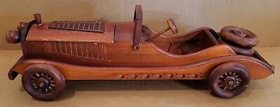 VTG • 1931 Mercedes SSKL • Handcarved • Trinket Box • Excellent!! • $30