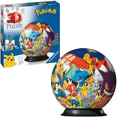 £13.99 • Buy NEW Ravensburger Pokemon 3D Jigsaw Puzzle Ball