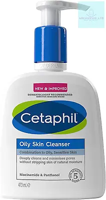 Cetaphil Oily Skin Cleanser 473ml Face Wash For Combination To Oily Sensitive • £19.61