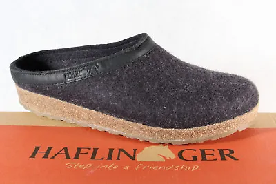 Haflinger Slippers Graphite Torben 713001 New • £67.75