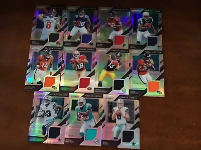 2018 Prizm Premier Jerseys You Pick Mayfield Barkley Ridley Michel • $3