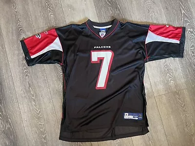 Atlanta Falcons Michael Vick #7 Jersey Reebok Black Screen Print Men’s XL EUC • $30