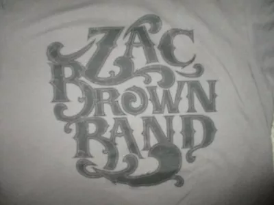 ZAC BROWN BAND T SHIRT Sacred Ground Real Deal Genuine Adult LARGE • $15.19