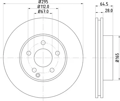 2x Mintex Discs Front Fits Mercedes-Benz C-Class C 250 CGI SLK CDI 4-matic • $102.03