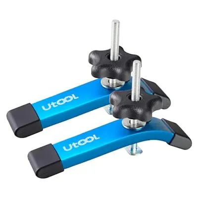 UTOOL 2 Pack T-Track Hold Down Clamps Kit 6-1/3 L X 1-1/5 Width Heavy Duty A • $20.77