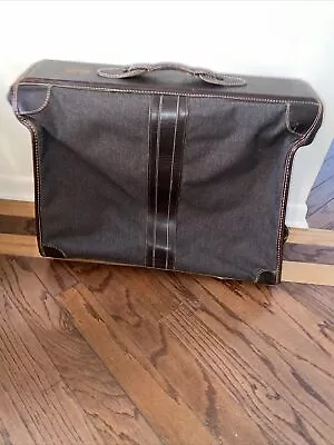 Rare Vintage The A.E Meek Trunk & Co. Garment Luggage Bag 24” X17” • $76.24