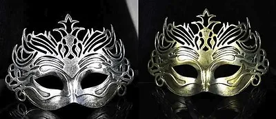 £6.89 • Buy Roman Gladiator Venetian Mens Masquerade Mask Masked Ball Halloween Fancy Dress