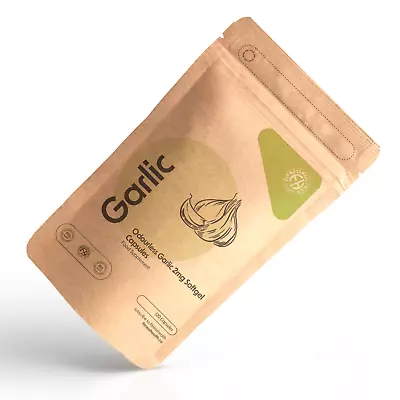 Odourless Garlic 2mg 120 Softgels Capsules Immune Support • £6.99