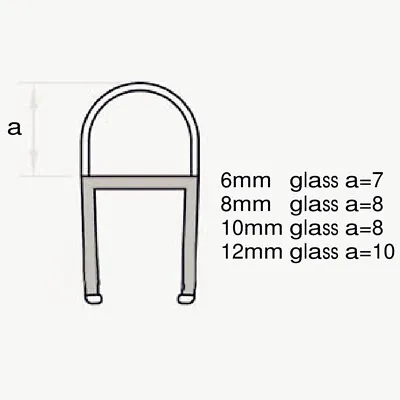 Prevent Leaks And Ensure A Clean Bathroom With Our D Shaped Shower Door Seal • £5.89