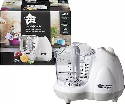 Tommee Tippee Mini Blend Baby Food Blender For Small PortionsTwo Speeds White • £17.99