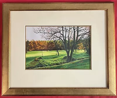 Original Irish Art Oil On Board Painting Shandon Park Golf Club Louie Maginnis • £100