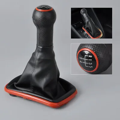 Gear Shift Knob Shifter Gaitor Boot Fit For 99-04 VW Mk4 Golf Jetta Bora 5 Speed • $14.38