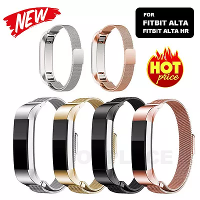 $11.85 • Buy Stainless Steel Replacement Magnetic Spare Band Strap For Fitbit Alta / Alta HR