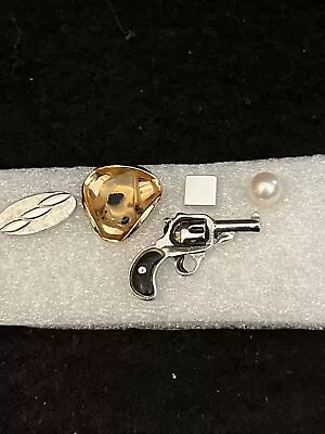 Lot Of 5 Mens Tie Tacks And 2 Tie Short Collar Bar Clips Swank 50 • $9.99