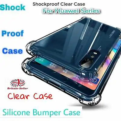 £3.89 • Buy For Huawei P20 P30 P40 Mate 30 Pro Clear Case Silicone Gel Shockproof Cover