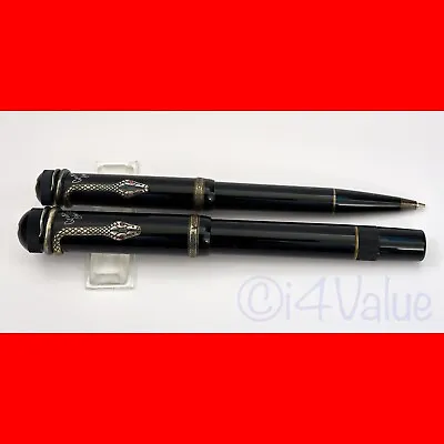 New Montblanc Agatha Christie Fountain Pen + Mechanical Pencil • $3495