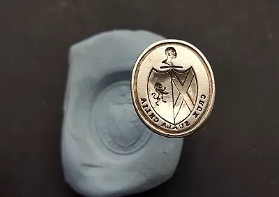 Antique Georgian Solid Silver Anti Slavery Afro Intaglio Seal Crux Suala Celia • £2950