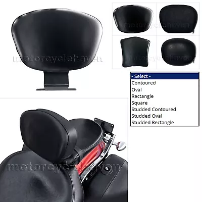 $75 • Buy Yamaha V-Star V Star 1300 Motorcycle Rider Driver Backrest Pad Cushion Set Kit