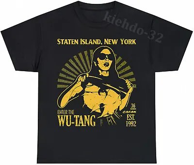 Wu-Tang Clan Staten Island Enter The Wu Tang S-5XL Rap T-Shirt Men Women Unisex • $22.99