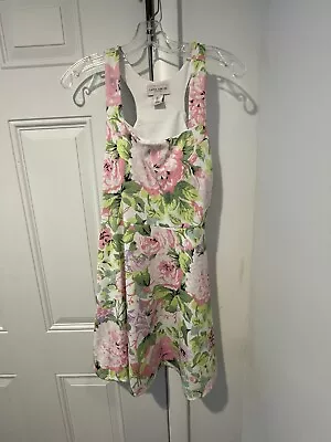 Laura Ashley Golf Tennis Active Floral Dress Barbie Pink Green Women's Sz S  • $45