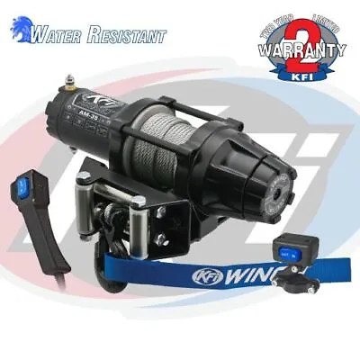 KFI AM-35 Steel Cable Winch & Mount For 2016-2024 Honda TRX250 Recon TE/TM • $381.95