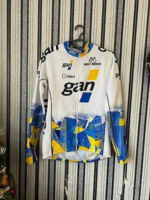 Cycling Jacket Nalini Gan Eddy Merckx 1996 Jersey Size M-L Vintage  Long Sleeve  • $37