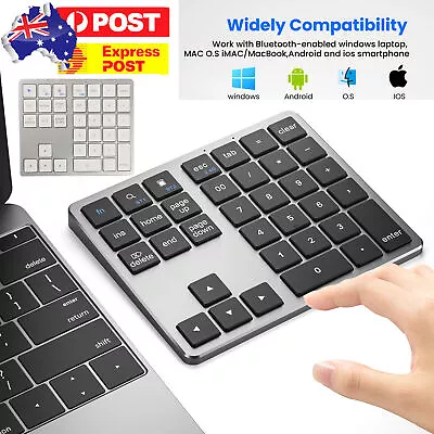 35 Keys Wireless Numeric Keypad Number Pad Numpads Dual Mode Keyboard PC Windows • $25.95