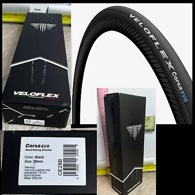 VELOFLEX Pneumatic Tire For Tubular Bicycle CORSA EVO OPEN CE28B 700x 28mm Bike • $93.99